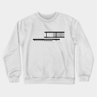 Farnsworth House - Mies van der Rohe Crewneck Sweatshirt